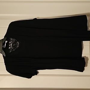 631 Ladies Black top with jacket attached